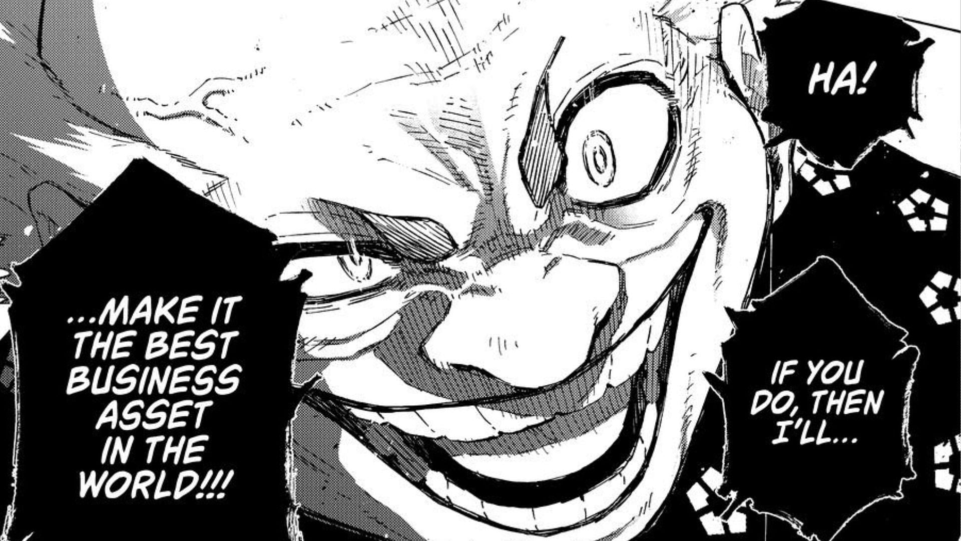Hirotoshi Buratsuta as seen in the Blue Lock manga (Image via Kodansha)